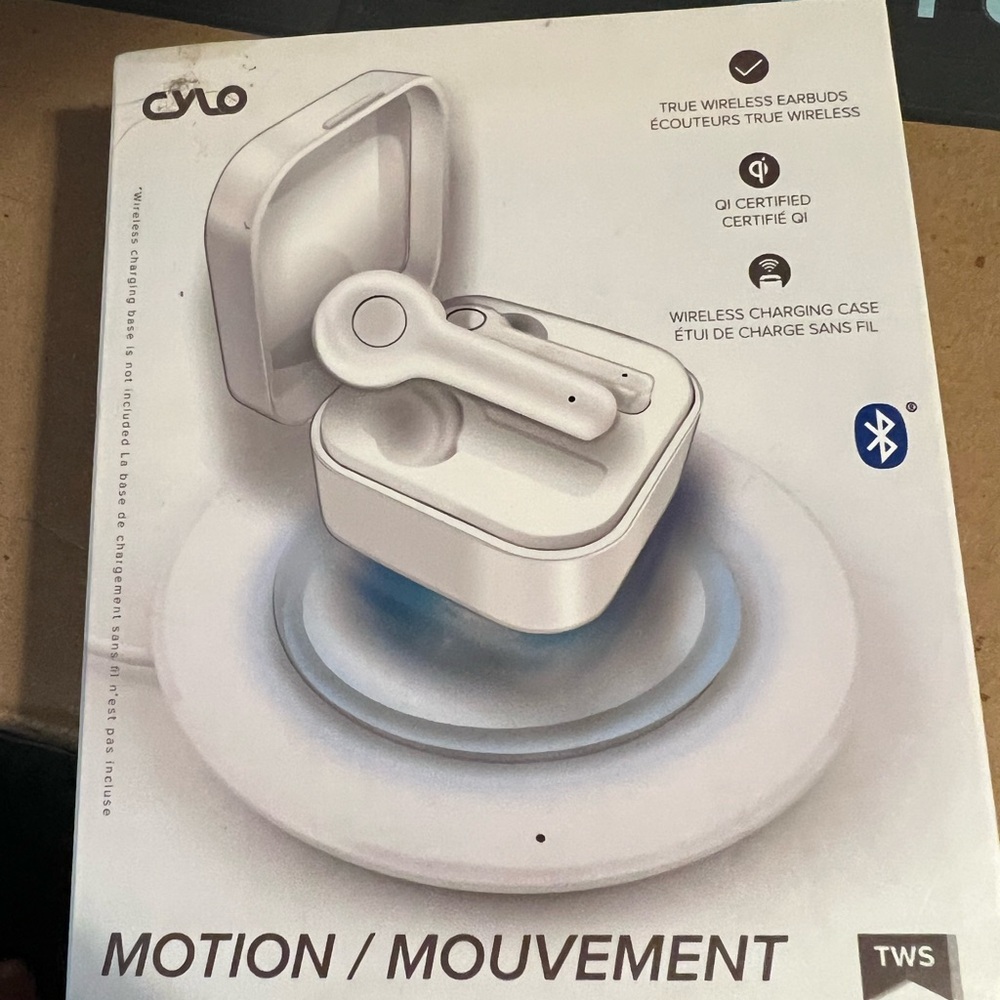 Cylo White Wireless Earbuds